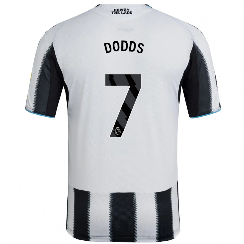 Danxen Kvinder Tyler Dodds #7 Sort Hvid Hjemmebane Spillertrøjer 2025/26 Trøje T-Shirt