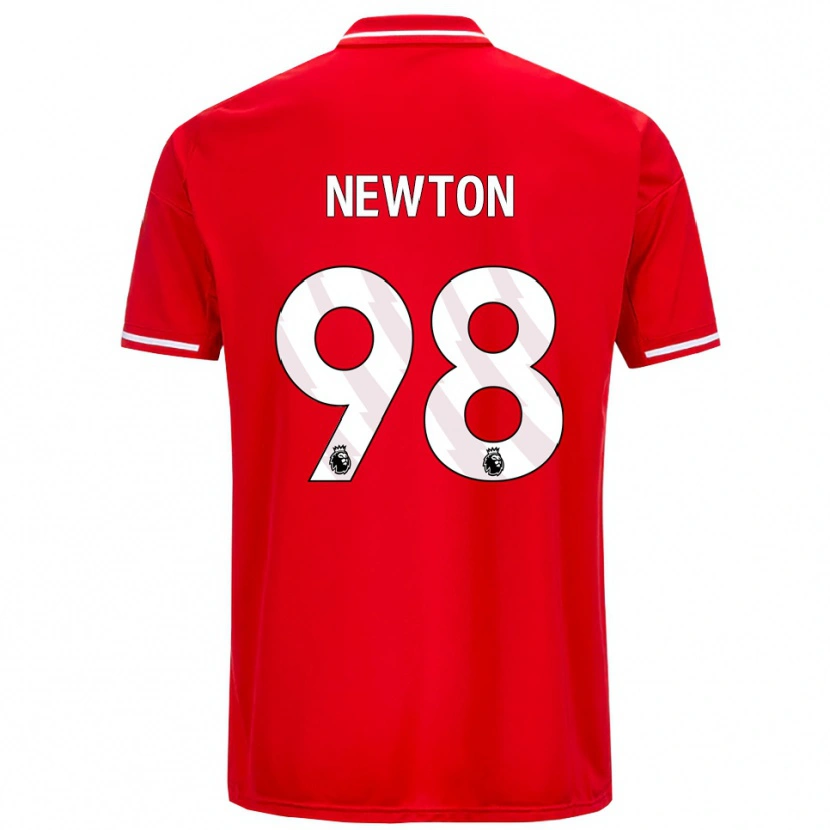 Danxen Kvinder Jamie Newton #98 Rød Hvid Hjemmebane Spillertrøjer 2025/26 Trøje T-Shirt