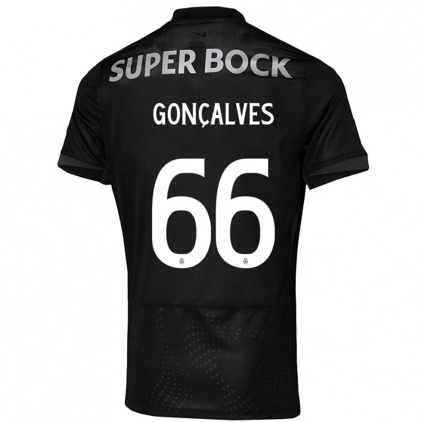 Danxen Kvinder Iara Gonçalves #66 Sort Hvid Udebane Spillertrøjer 2025/26 Trøje T-Shirt