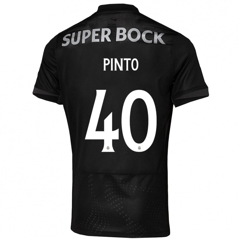 Danxen Kvinder Rita Pinto De Almeida #40 Sort Hvid Udebane Spillertrøjer 2025/26 Trøje T-Shirt