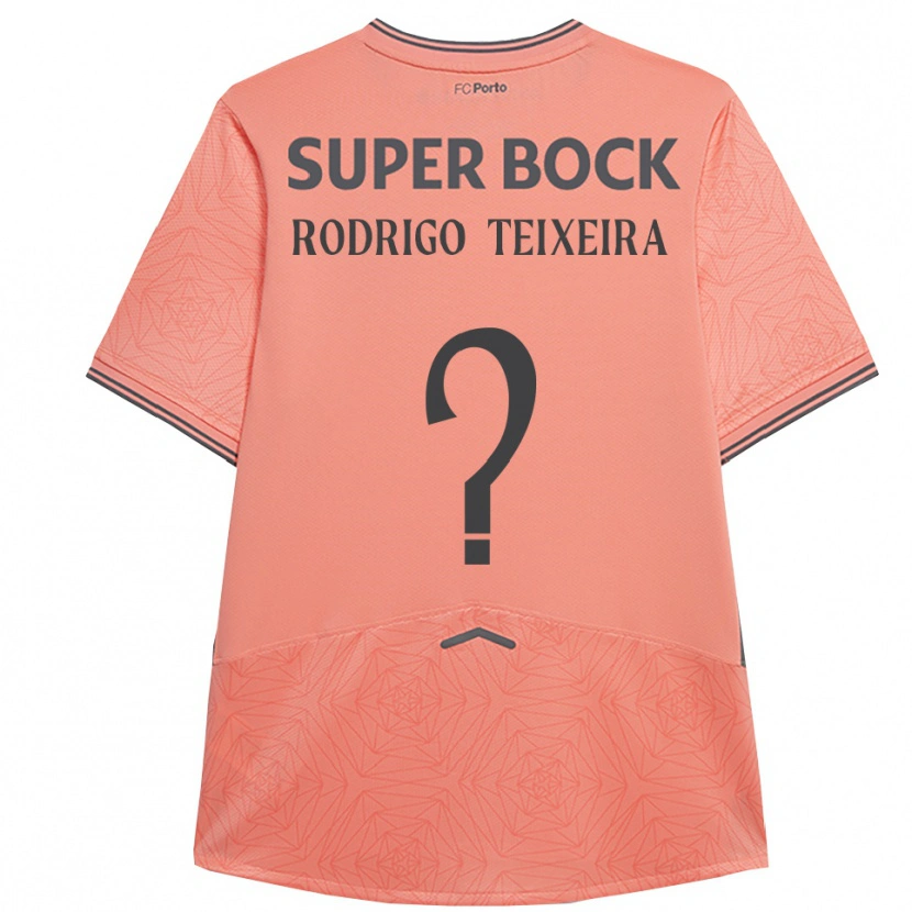 Danxen Kvinder Rodrigo Teixeira #0 Pink Navy Udebane Spillertrøjer 2025/26 Trøje T-Shirt