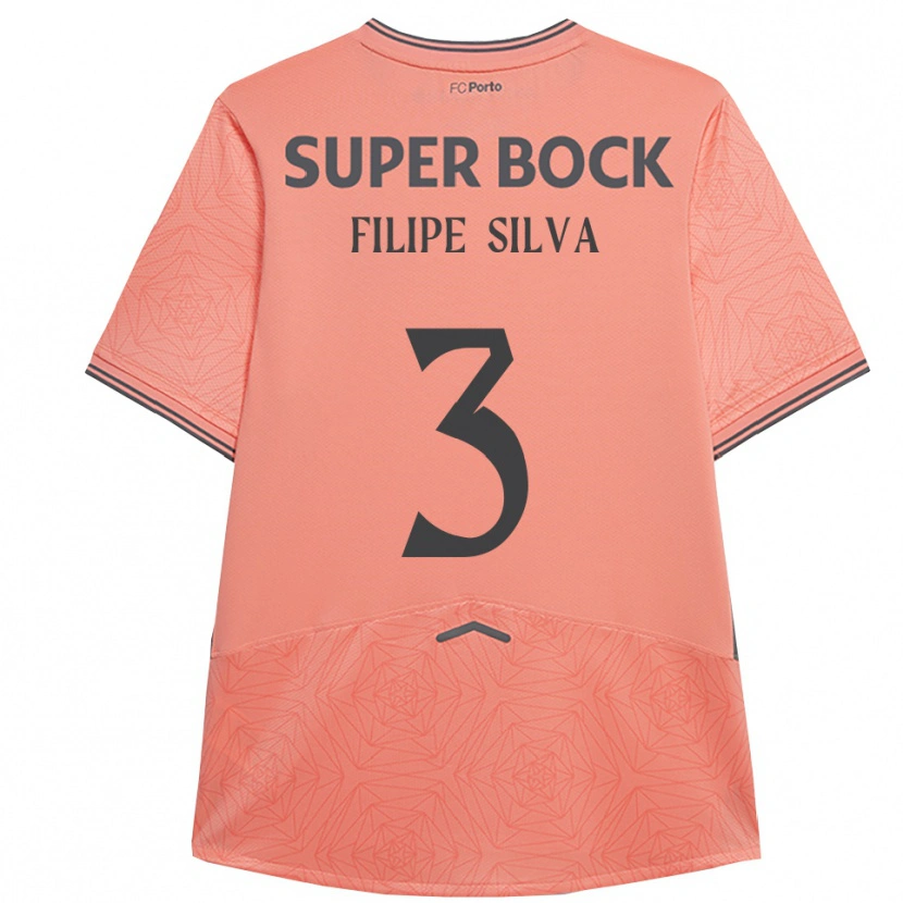 Danxen Kvinder Filipe Silva #3 Pink Navy Udebane Spillertrøjer 2025/26 Trøje T-Shirt