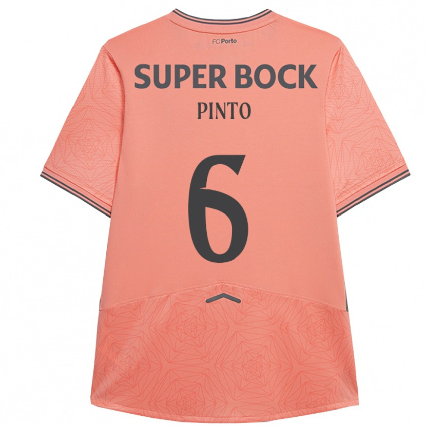 Danxen Kvinder Gonçalo Pinto #6 Pink Navy Udebane Spillertrøjer 2025/26 Trøje T-Shirt