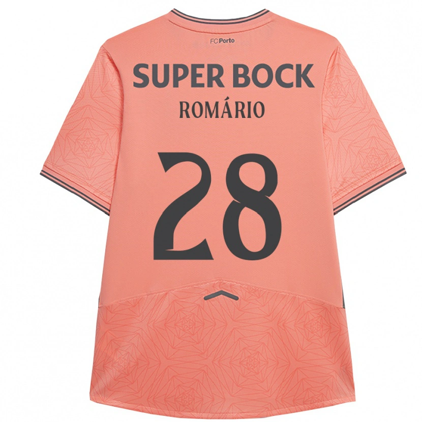 Danxen Kvinder Romário Baró #28 Pink Navy Udebane Spillertrøjer 2025/26 Trøje T-Shirt