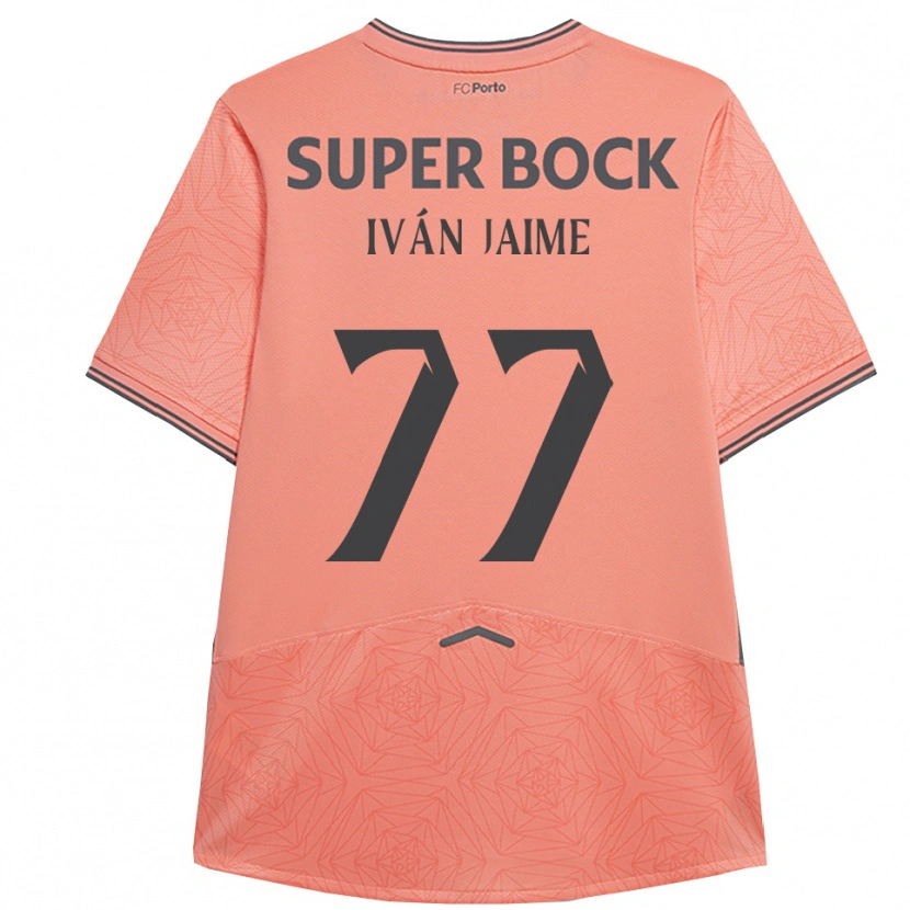 Danxen Kvinder Iván Jaime #77 Pink Navy Udebane Spillertrøjer 2025/26 Trøje T-Shirt