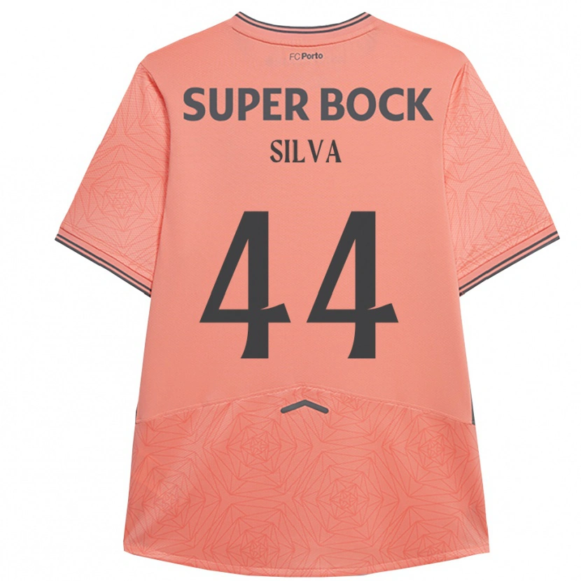 Danxen Kvinder Felipe Silva #44 Pink Navy Udebane Spillertrøjer 2025/26 Trøje T-Shirt