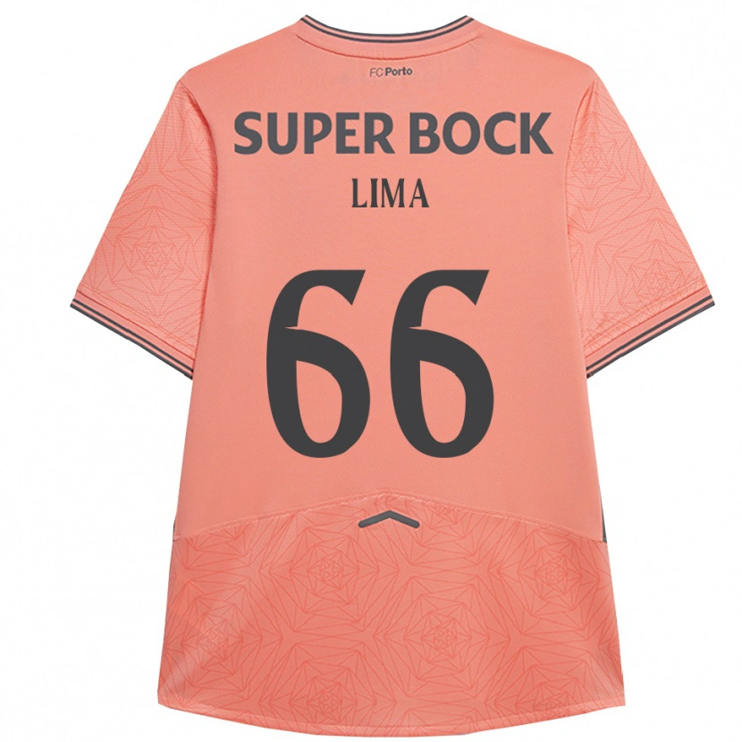 Danxen Kvinder Bernardo Lima #66 Pink Navy Udebane Spillertrøjer 2025/26 Trøje T-Shirt