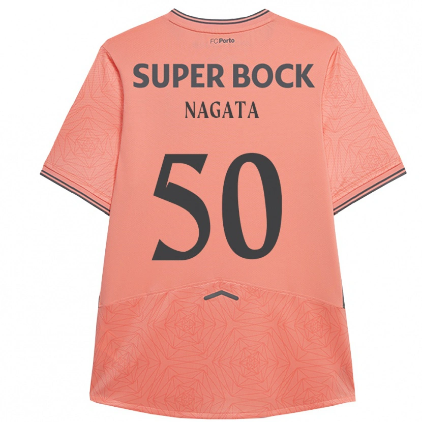 Danxen Kvinder Kotaro Nagata #50 Pink Navy Udebane Spillertrøjer 2025/26 Trøje T-Shirt
