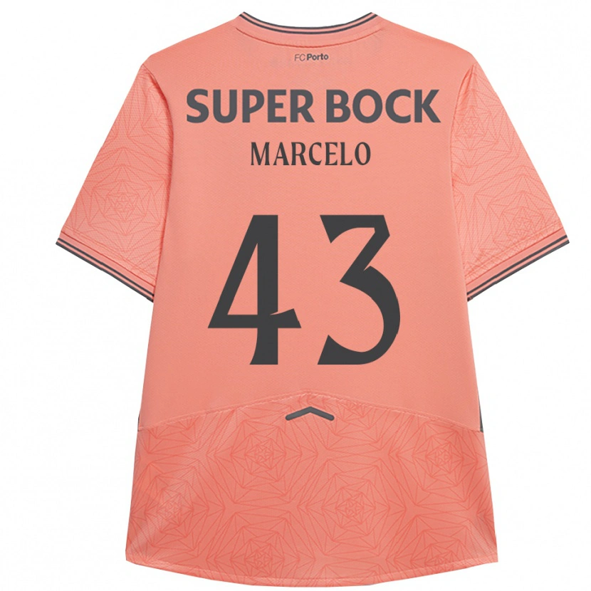 Danxen Kvinder Joao Marcelo #43 Pink Navy Udebane Spillertrøjer 2025/26 Trøje T-Shirt