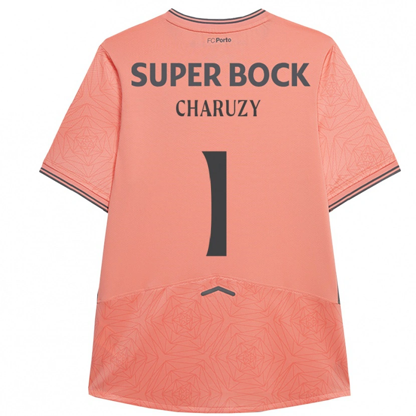 Danxen Kvinder Hubert Charuzy #1 Pink Navy Udebane Spillertrøjer 2025/26 Trøje T-Shirt