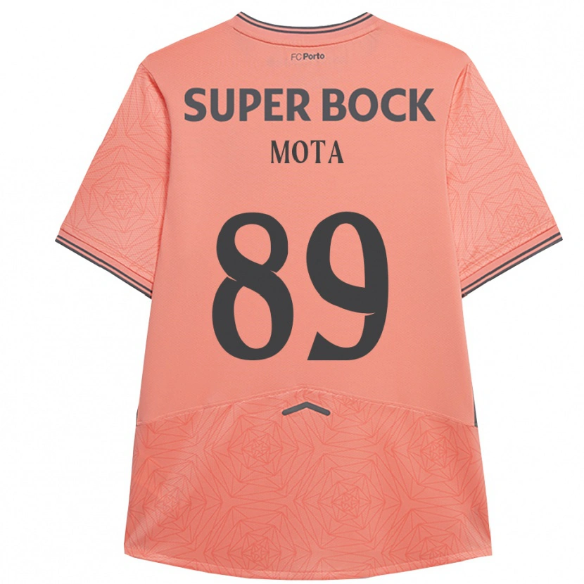 Danxen Kvinder Luís Mota #89 Pink Navy Udebane Spillertrøjer 2025/26 Trøje T-Shirt
