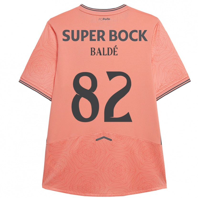 Danxen Kvinder Alfa Baldé #82 Pink Navy Udebane Spillertrøjer 2025/26 Trøje T-Shirt