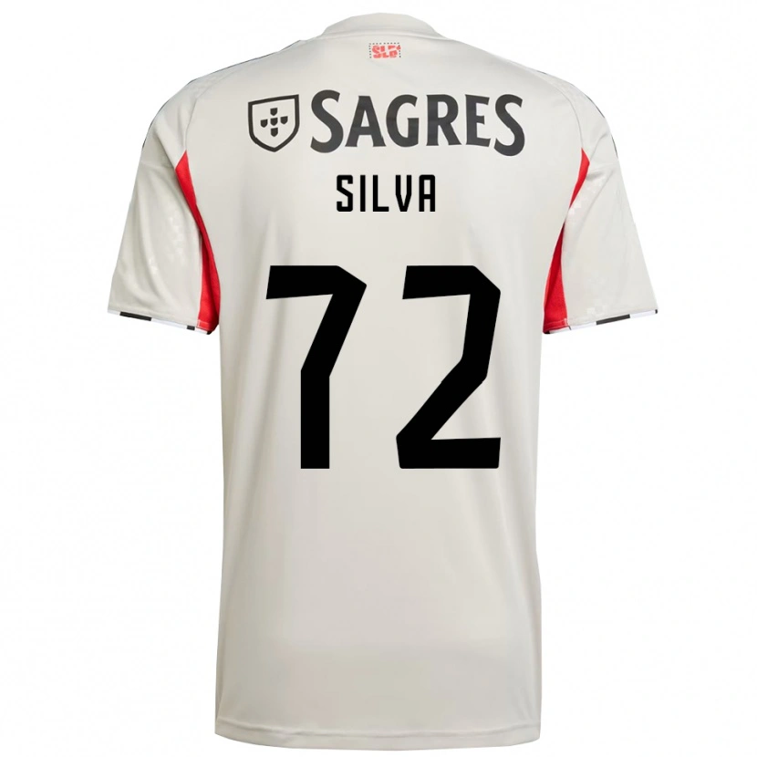 Danxen Kvinder Matilde Silva #72 Off White Rød Udebane Spillertrøjer 2025/26 Trøje T-Shirt
