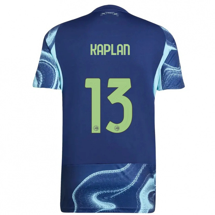 Danxen Kvinder Ahmetcan Kaplan #13 Navy Himmelblå Udebane Spillertrøjer 2025/26 Trøje T-Shirt