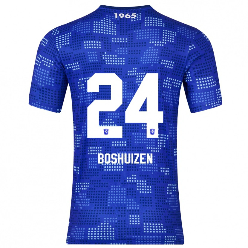 Danxen Kvinder Annouk Boshuizen #24 Blå Himmelblå Udebane Spillertrøjer 2025/26 Trøje T-Shirt
