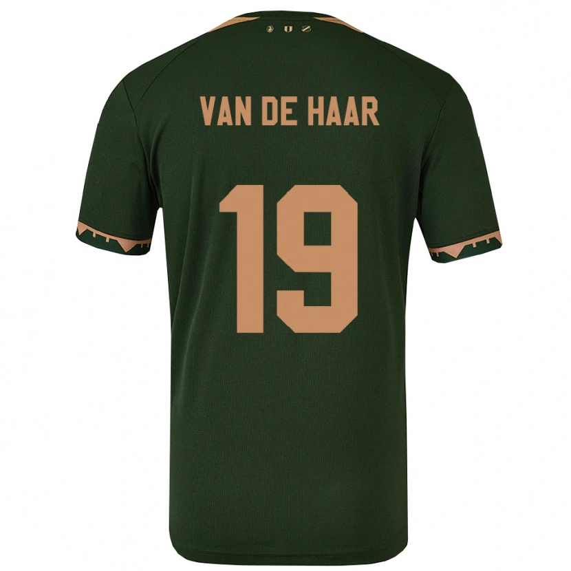 Danxen Kvinder Jesse Van De Haar #19 Grøn Guld Udebane Spillertrøjer 2025/26 Trøje T-Shirt