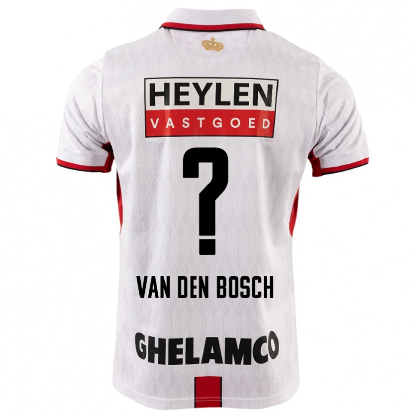 Danxen Kvinder Cisse Van Den Bosch #0 Hvid Rød Udebane Spillertrøjer 2025/26 Trøje T-Shirt