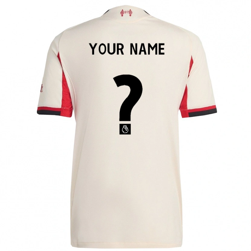 Danxen Kvinder Dit Navn #0 Hvid Sort Udebane Spillertrøjer 2025/26 Trøje T-Shirt