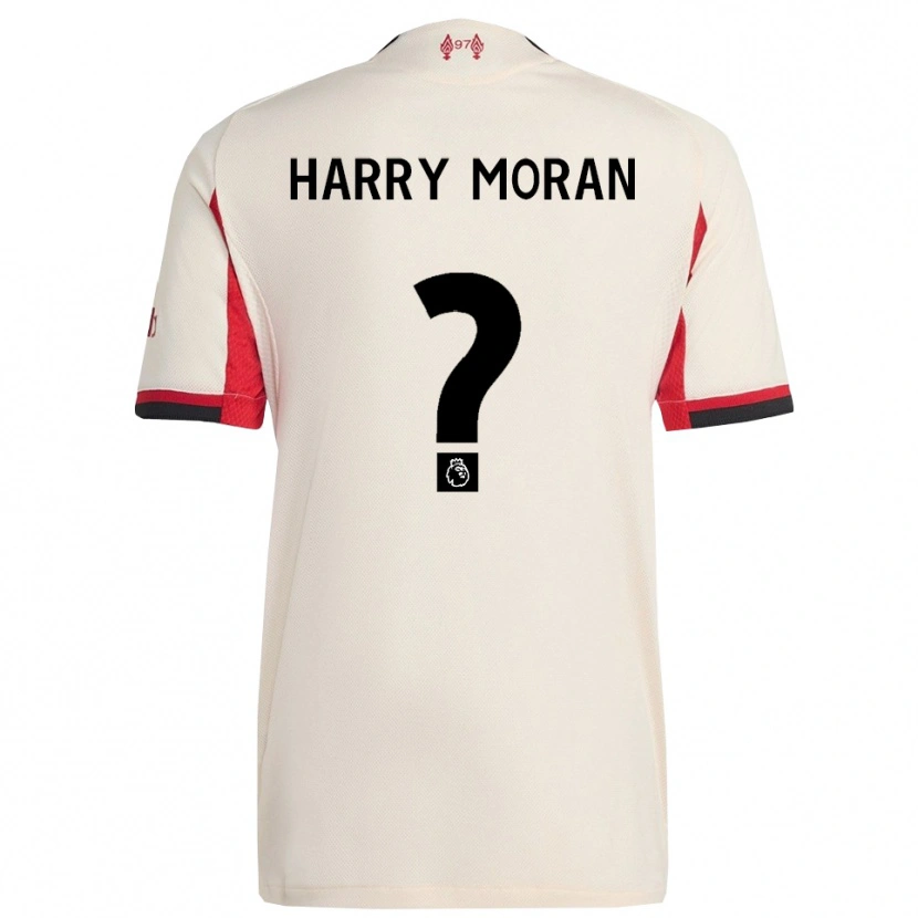 Danxen Kvinder Harry Moran #0 Hvid Sort Udebane Spillertrøjer 2025/26 Trøje T-Shirt