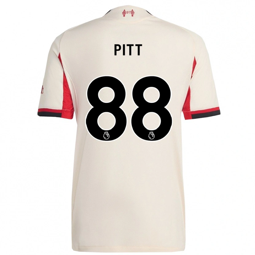 Danxen Kvinder Lucas Pitt #88 Hvid Sort Udebane Spillertrøjer 2025/26 Trøje T-Shirt