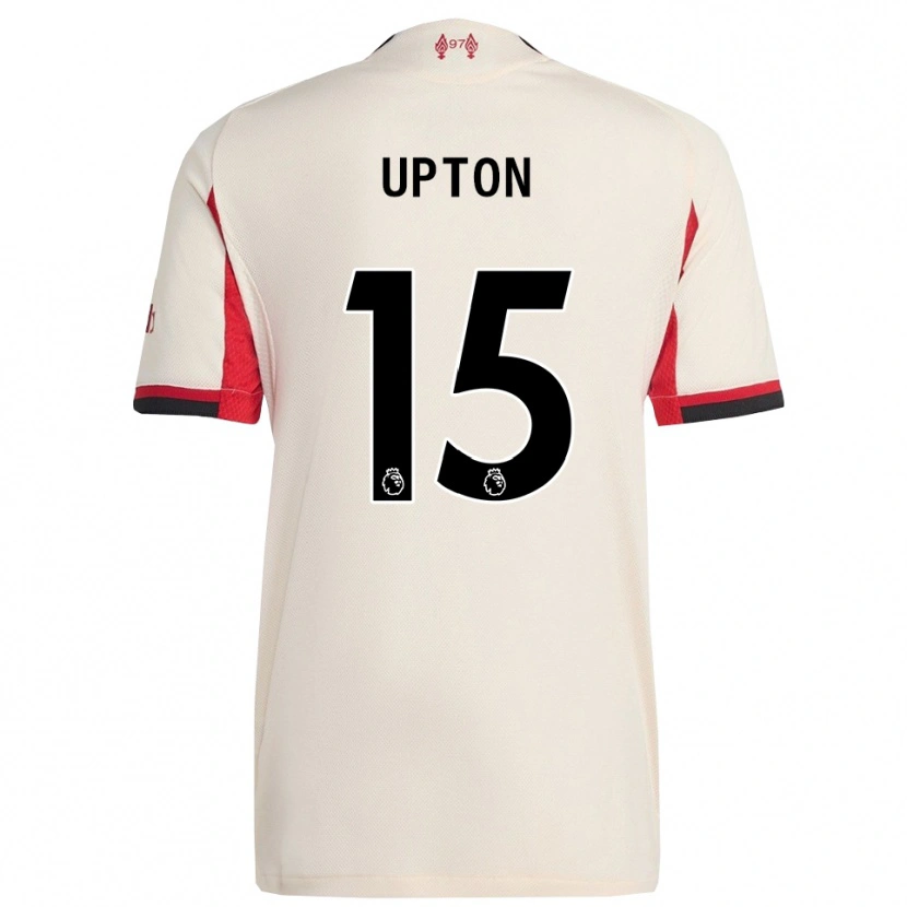 Danxen Kvinder Joe Upton #15 Hvid Sort Udebane Spillertrøjer 2025/26 Trøje T-Shirt