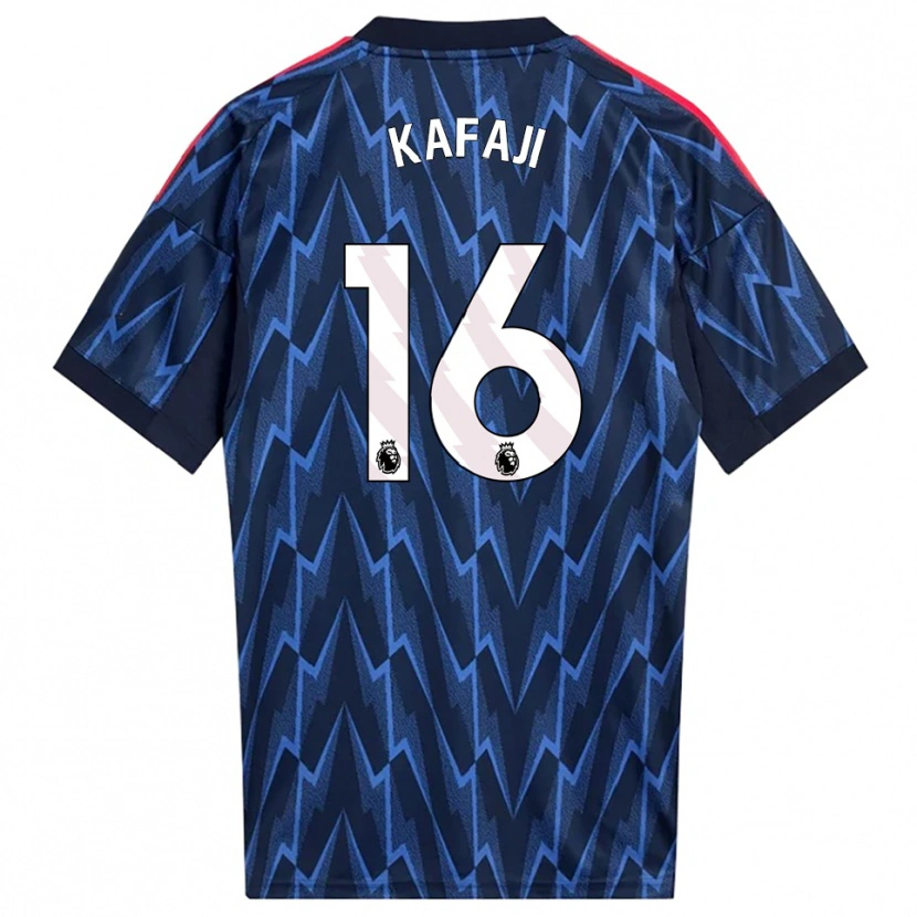 Danxen Kvinder Rosa Kafaji #16 Navy Rød Udebane Spillertrøjer 2025/26 Trøje T-Shirt