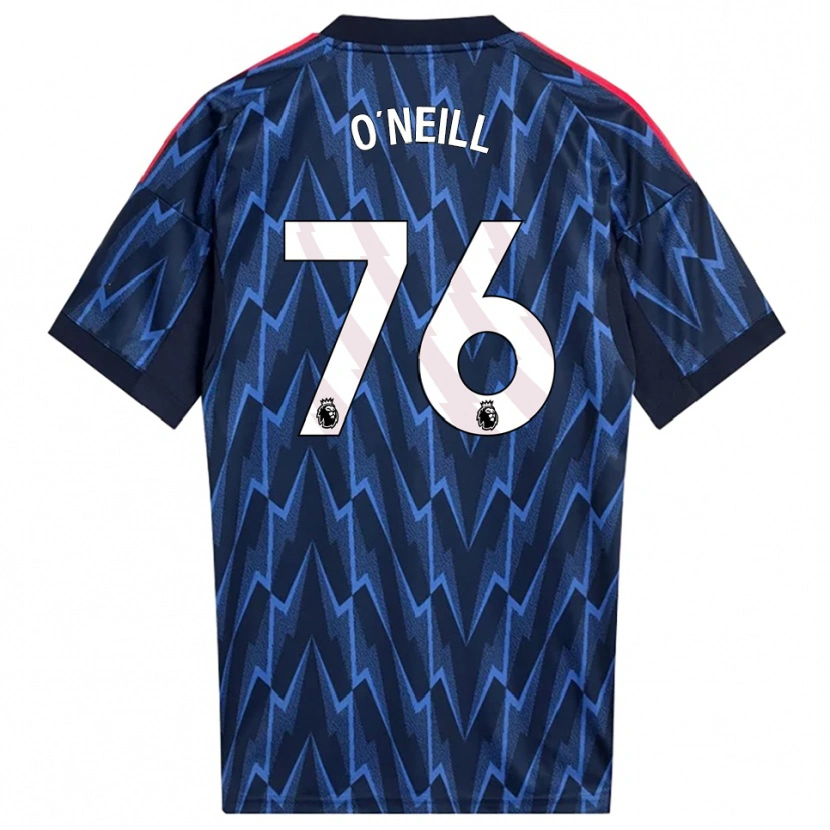 Danxen Kvinder Ceadach O'neill #76 Navy Rød Udebane Spillertrøjer 2025/26 Trøje T-Shirt