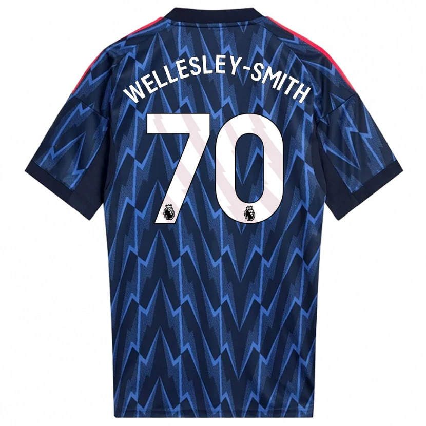Danxen Kvinder Cecily Wellesley-Smith #70 Navy Rød Udebane Spillertrøjer 2025/26 Trøje T-Shirt