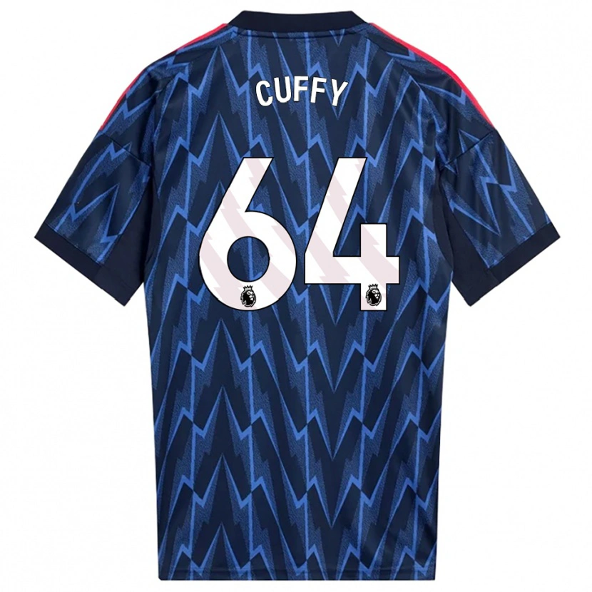 Danxen Kvinder Brooke Norton Cuffy #64 Navy Rød Udebane Spillertrøjer 2025/26 Trøje T-Shirt