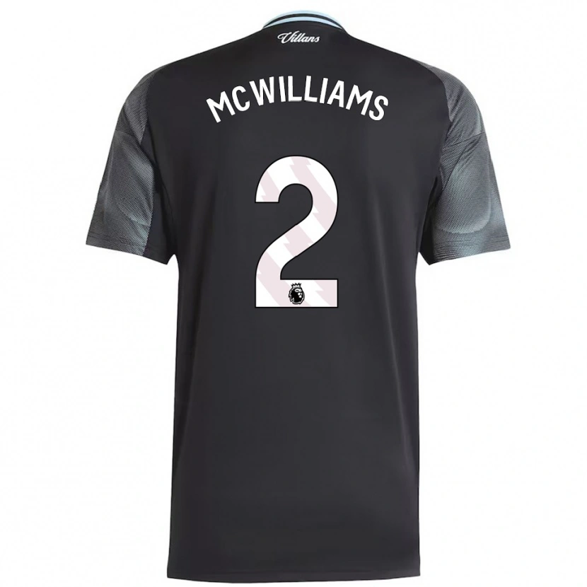 Danxen Kvinder Ashton Mcwilliams #2 Sort Himmelblå Udebane Spillertrøjer 2025/26 Trøje T-Shirt