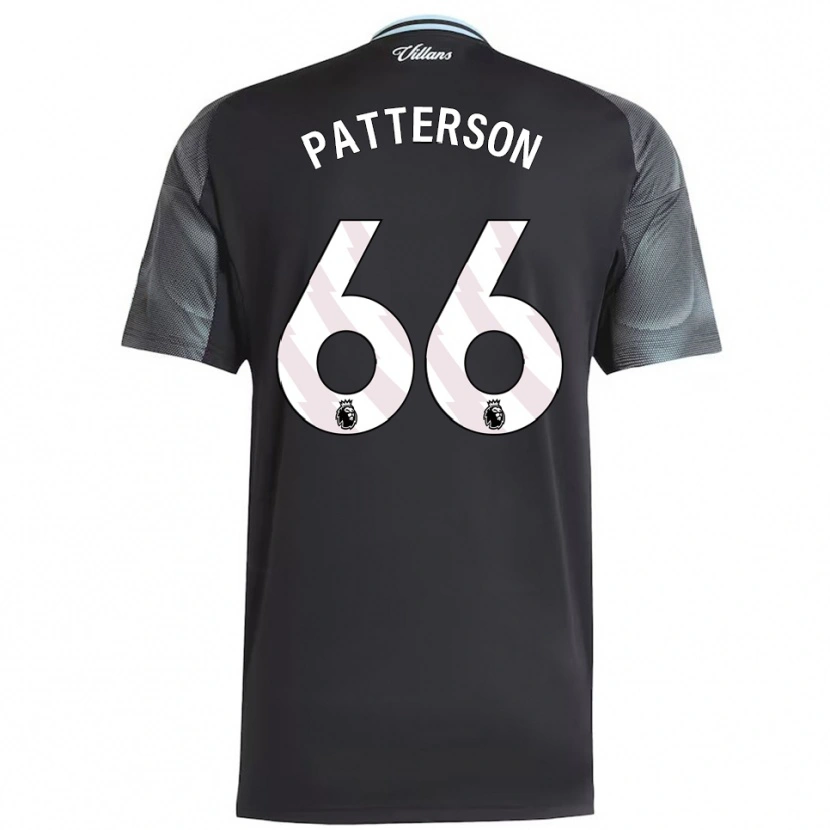 Danxen Kvinder Travis Patterson #66 Sort Himmelblå Udebane Spillertrøjer 2025/26 Trøje T-Shirt