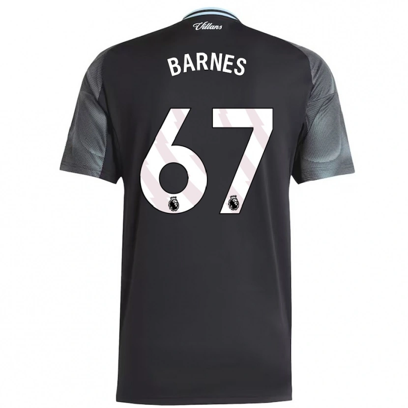 Danxen Kvinder Mikell Barnes #67 Sort Himmelblå Udebane Spillertrøjer 2025/26 Trøje T-Shirt