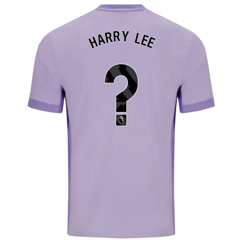 Danxen Kvinder Harry Lee #0 Taro Lilla Hvid Udebane Spillertrøjer 2025/26 Trøje T-Shirt
