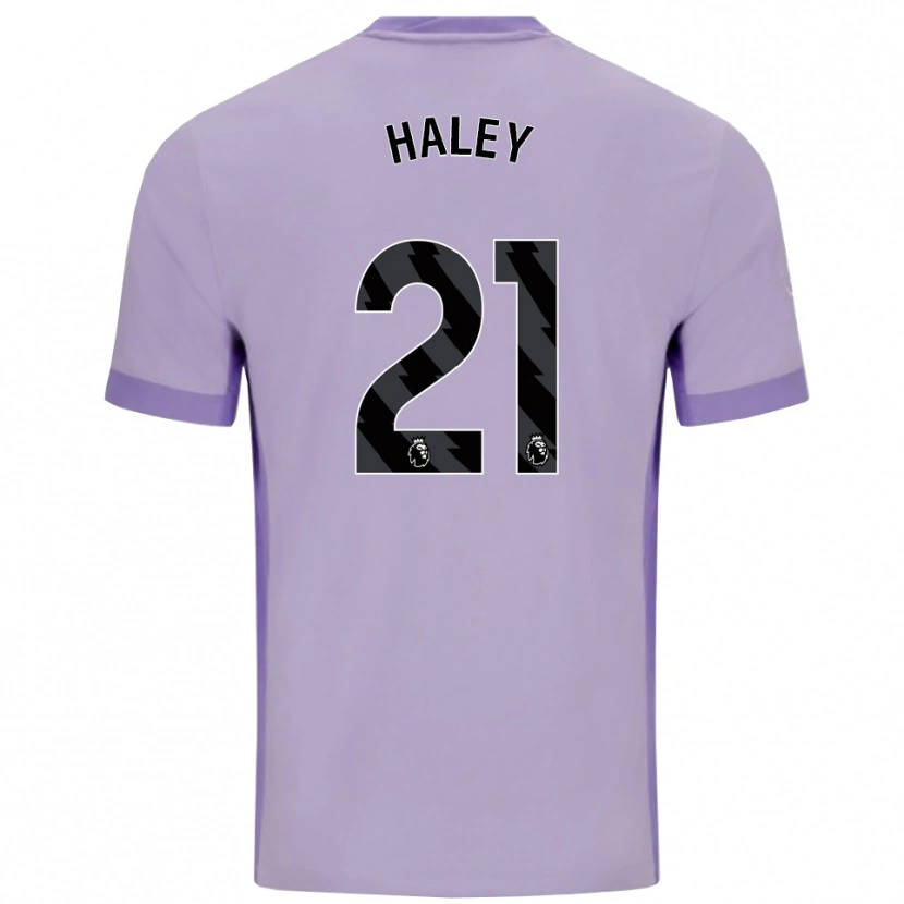 Danxen Kvinder Madison Haley #21 Taro Lilla Hvid Udebane Spillertrøjer 2025/26 Trøje T-Shirt