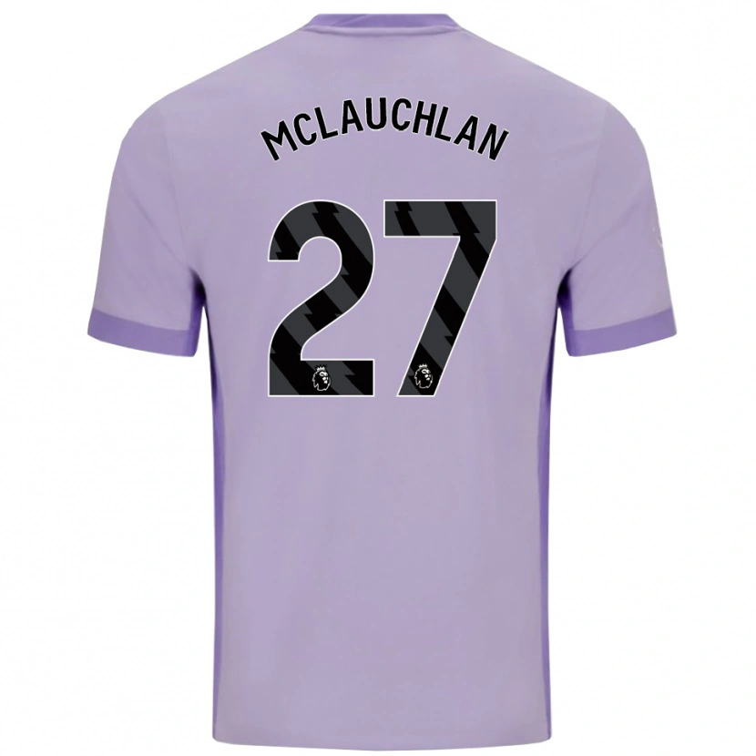 Danxen Kvinder Rachel Mclauchlan #27 Taro Lilla Hvid Udebane Spillertrøjer 2025/26 Trøje T-Shirt