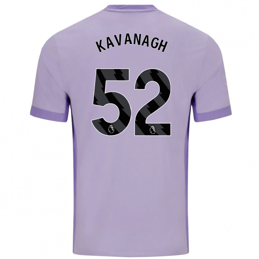Danxen Kvinder Leigh Kavanagh #52 Taro Lilla Hvid Udebane Spillertrøjer 2025/26 Trøje T-Shirt
