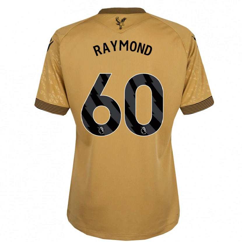 Danxen Kvinder Jadan Raymond #60 Guld Sort Udebane Spillertrøjer 2025/26 Trøje T-Shirt