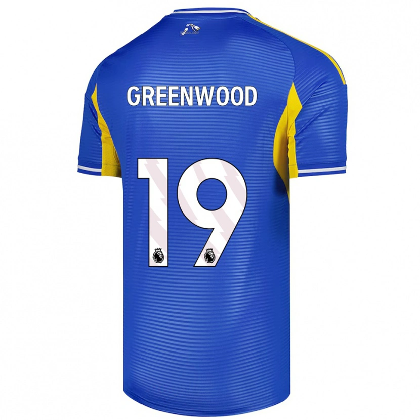 Danxen Kvinder Sam Greenwood #19 Blå Gul Udebane Spillertrøjer 2025/26 Trøje T-Shirt