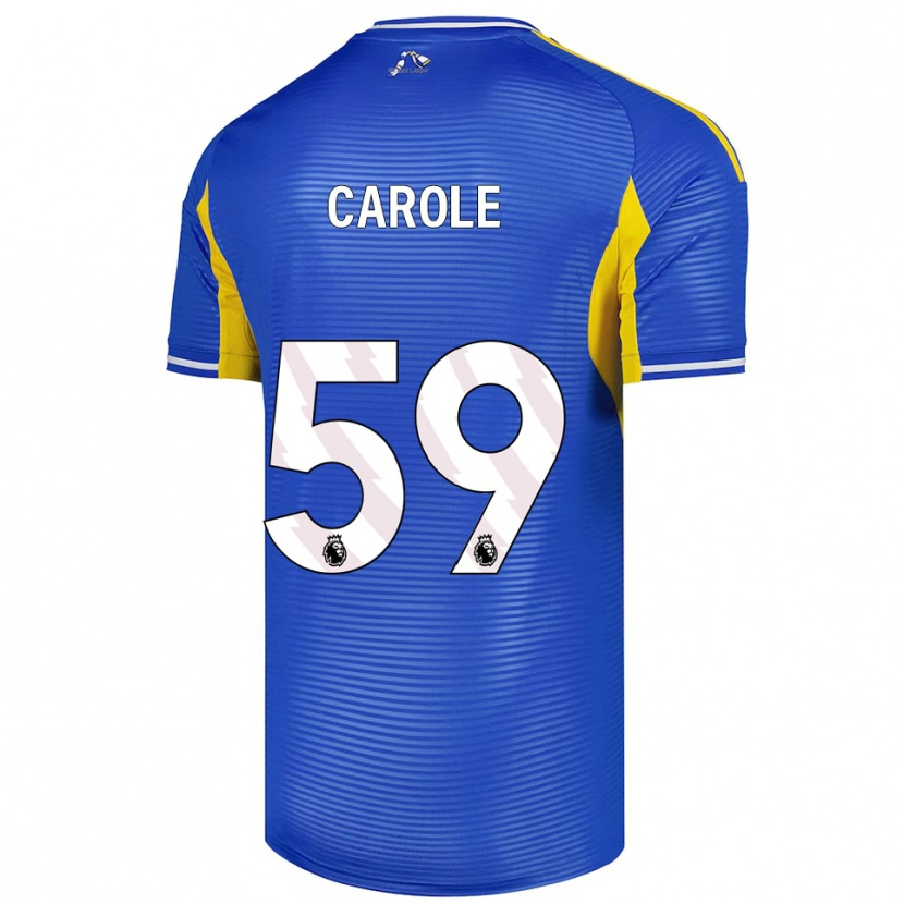 Danxen Kvinder Keenan Carole #59 Blå Gul Udebane Spillertrøjer 2025/26 Trøje T-Shirt