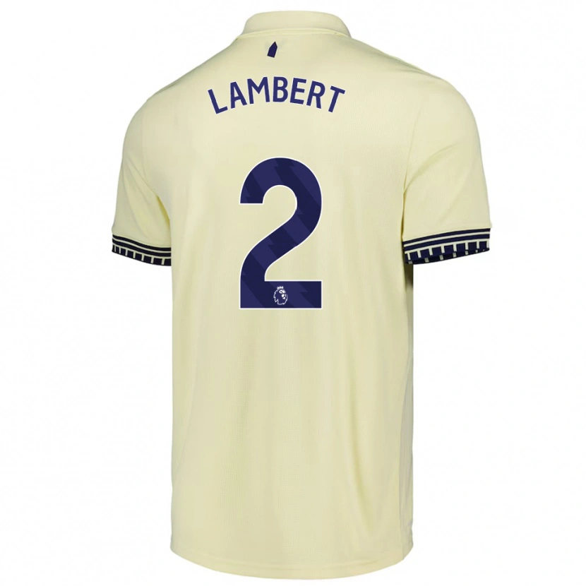 Danxen Kvinder Rocco Lambert #2 Off White Sort Udebane Spillertrøjer 2025/26 Trøje T-Shirt