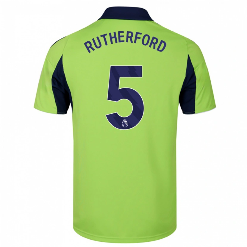 Danxen Kvinder Leeta Rutherford #5 Grøn Navy Hvid Udebane Spillertrøjer 2025/26 Trøje T-Shirt