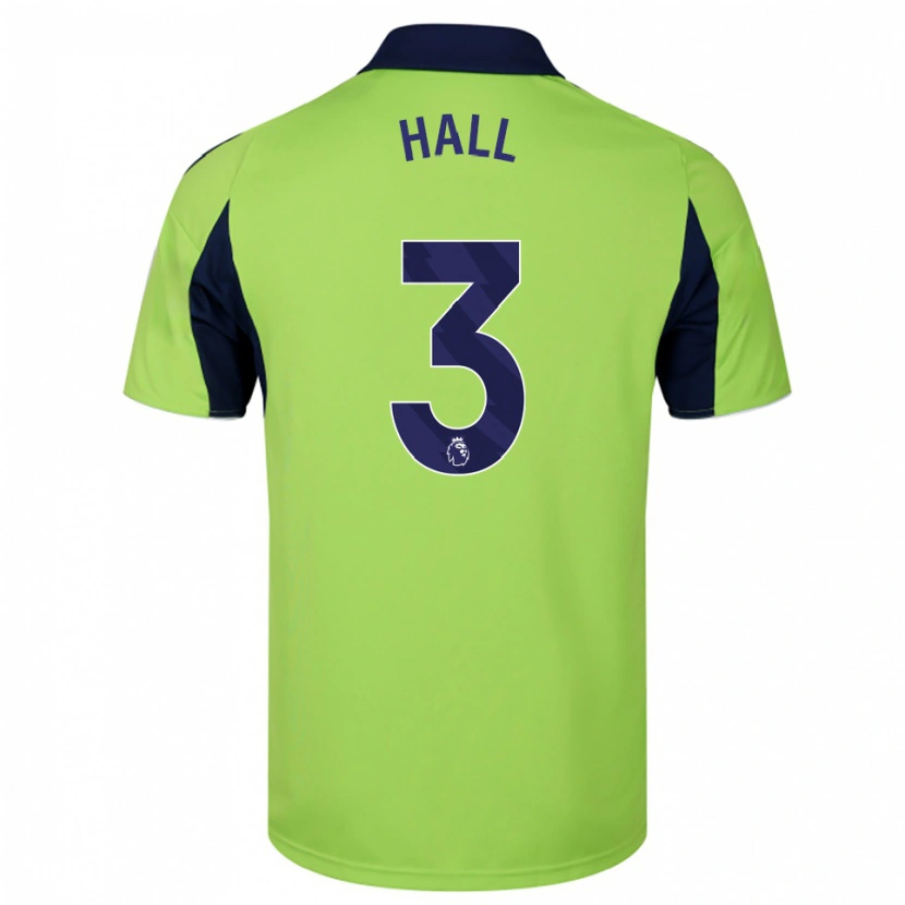 Danxen Kvinder Marcell Hall #3 Grøn Navy Hvid Udebane Spillertrøjer 2025/26 Trøje T-Shirt