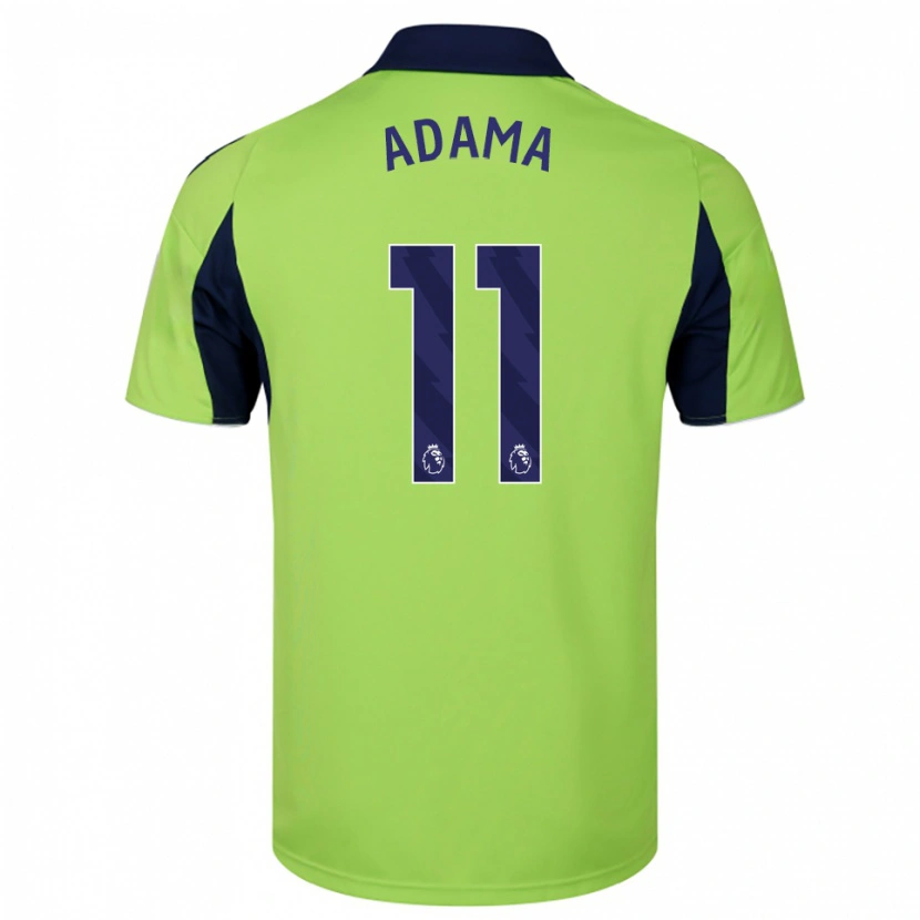 Danxen Kvinder Adama Traoré #11 Grøn Navy Hvid Udebane Spillertrøjer 2025/26 Trøje T-Shirt