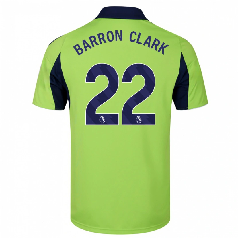 Danxen Kvinder Betty Barron-Clark #22 Grøn Navy Hvid Udebane Spillertrøjer 2025/26 Trøje T-Shirt