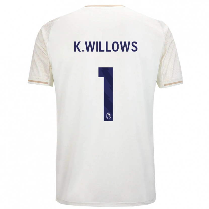 Danxen Kvinder Keehan Willows #1 Off White Sort Udebane Spillertrøjer 2025/26 Trøje T-Shirt