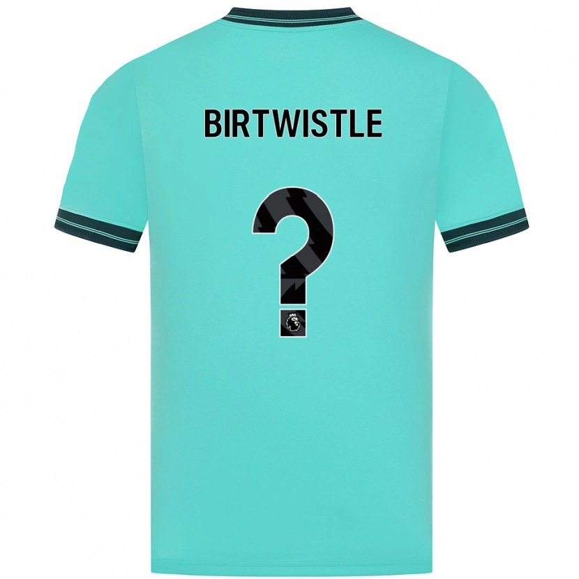Danxen Kvinder Harry Birtwistle #0 Himmelblå Grøn Udebane Spillertrøjer 2025/26 Trøje T-Shirt