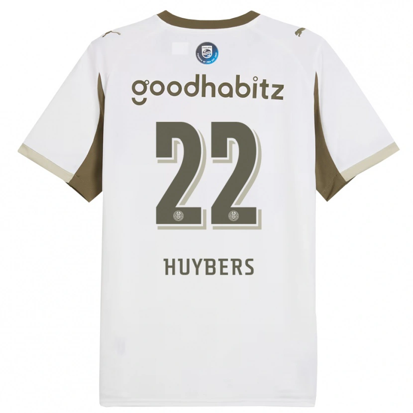 Danxen Kvinder Quinten Huybers #22 Hvid Grå Tredje Sæt Spillertrøjer 2025/26 Trøje T-Shirt