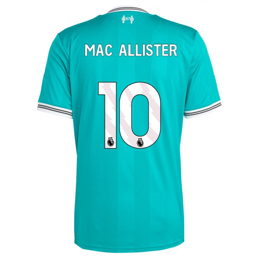 Danxen Kvinder Alexis Mac Allister #10 Grøn Hvid Tredje Sæt Spillertrøjer 2025/26 Trøje T-Shirt