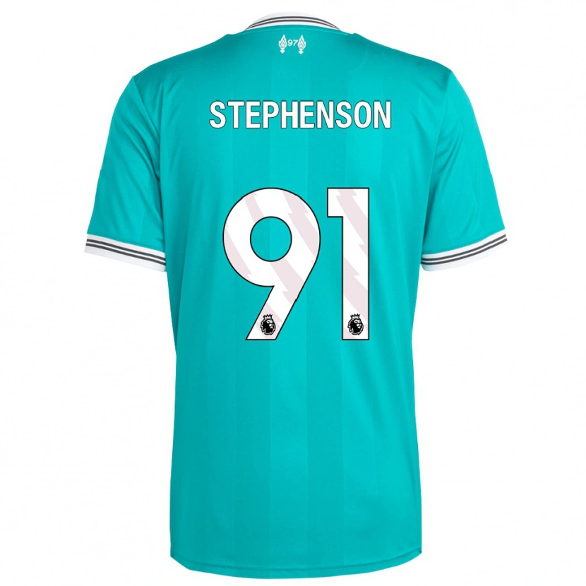 Danxen Kvinder Luca Stephenson #91 Grøn Hvid Tredje Sæt Spillertrøjer 2025/26 Trøje T-Shirt
