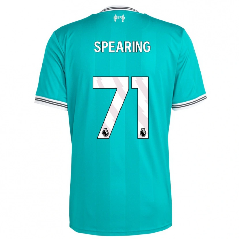 Danxen Kvinder Jay Spearing #71 Grøn Hvid Tredje Sæt Spillertrøjer 2025/26 Trøje T-Shirt